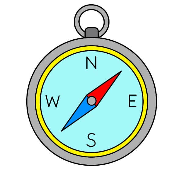 Kompassi 6-7 piirustus