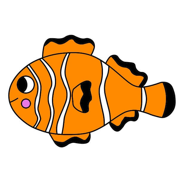Vuokkokala piirustus